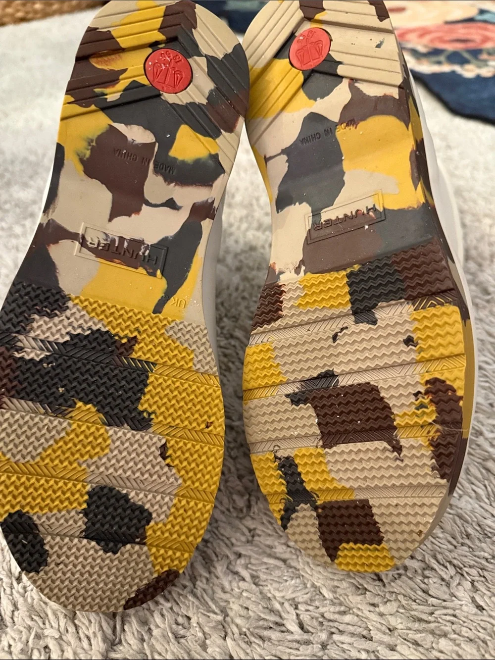 Hunter camo soles cream upper collegiate waterproof girlhoodcore fall flannel 7